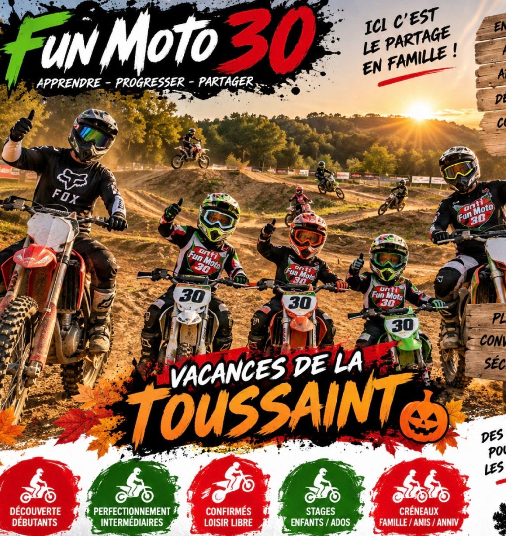 VACANCES TOUSSAINT  Du 19/10/2026 au 23/10/2026.