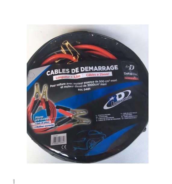 Câbles de démarrage 400A 25mm²