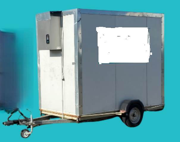 remorque frigo 8m3 - 1 essieu