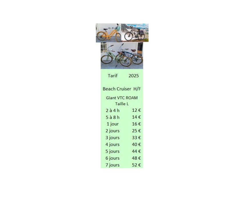 photo tarifs Beach Cruiser