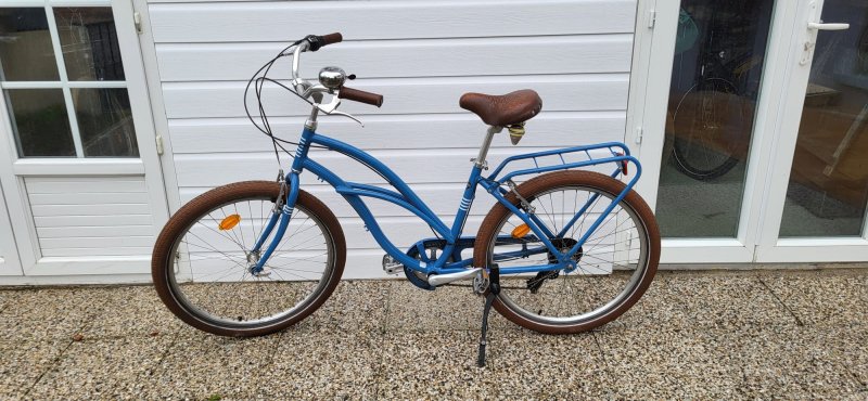 Arcade 37- Vélo Plaisancier Beach Cruiser bleu Arcade