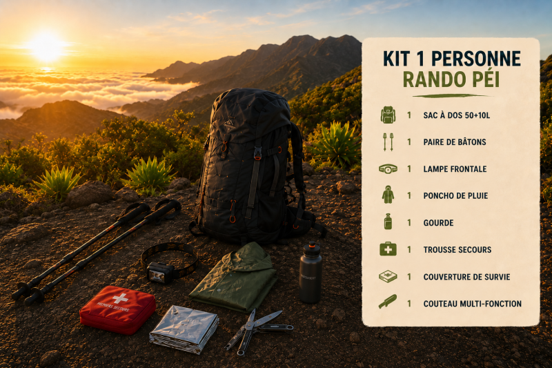 Kit 1 personne Rando Péi