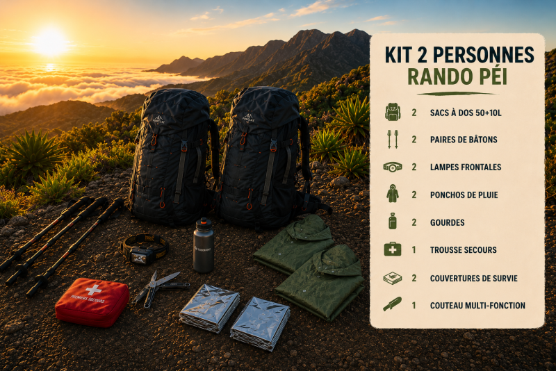 Kit 2 personnes Rando Péi