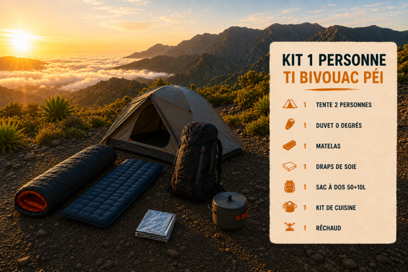 Kit 1 Personne Ti Bivouac Péi