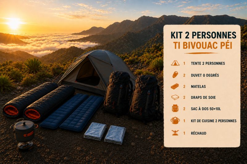 Kit 2 Personne Ti Bivouac Péi